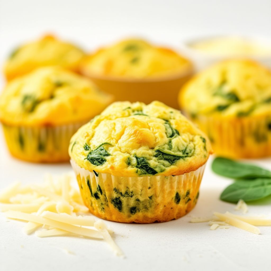 Käse-Spinat Mini-Muffins