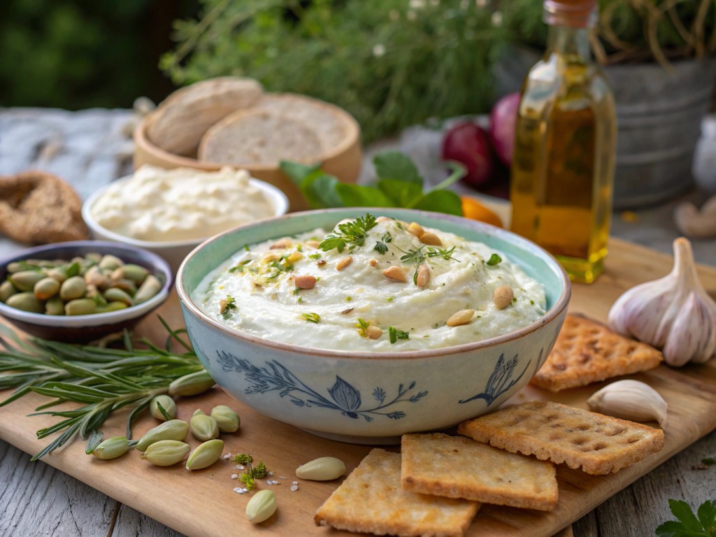 Honig-Pistazien-Whipped-Feta-Dip
