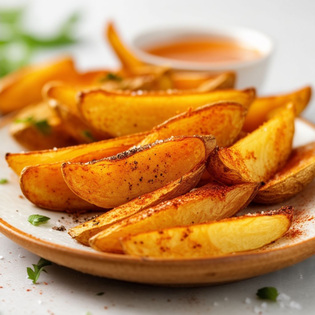 Crispy Baked Potato Wedges