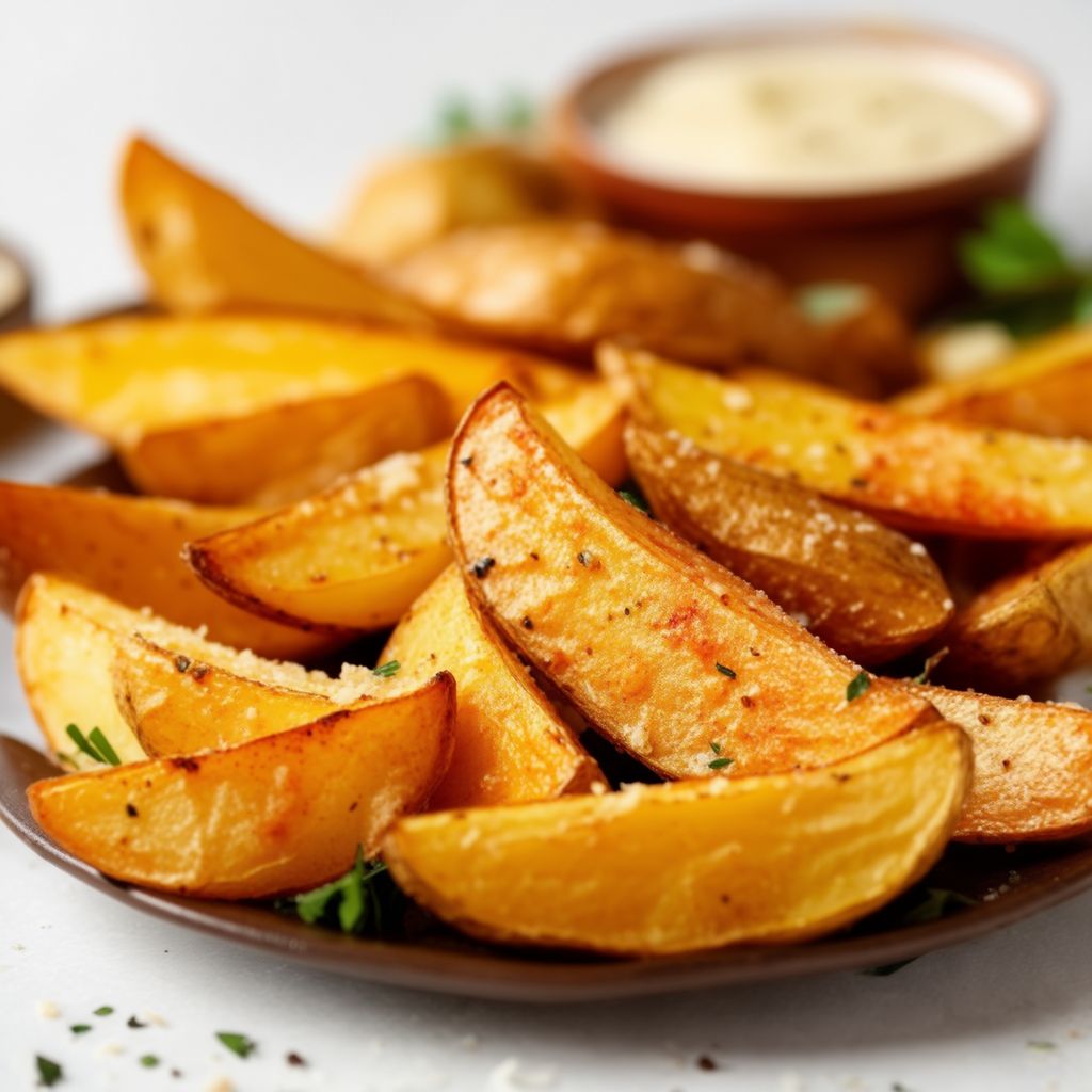 Crispy Italian-Style Potato Wedges