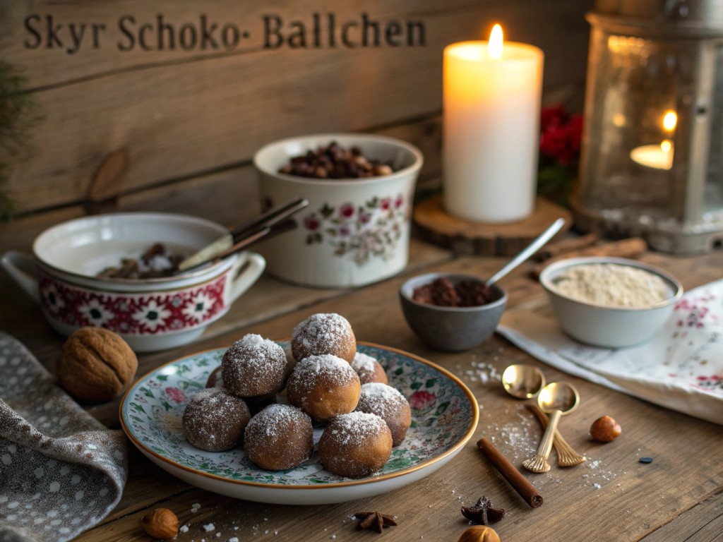Skyr-Schoko-Bällchen
