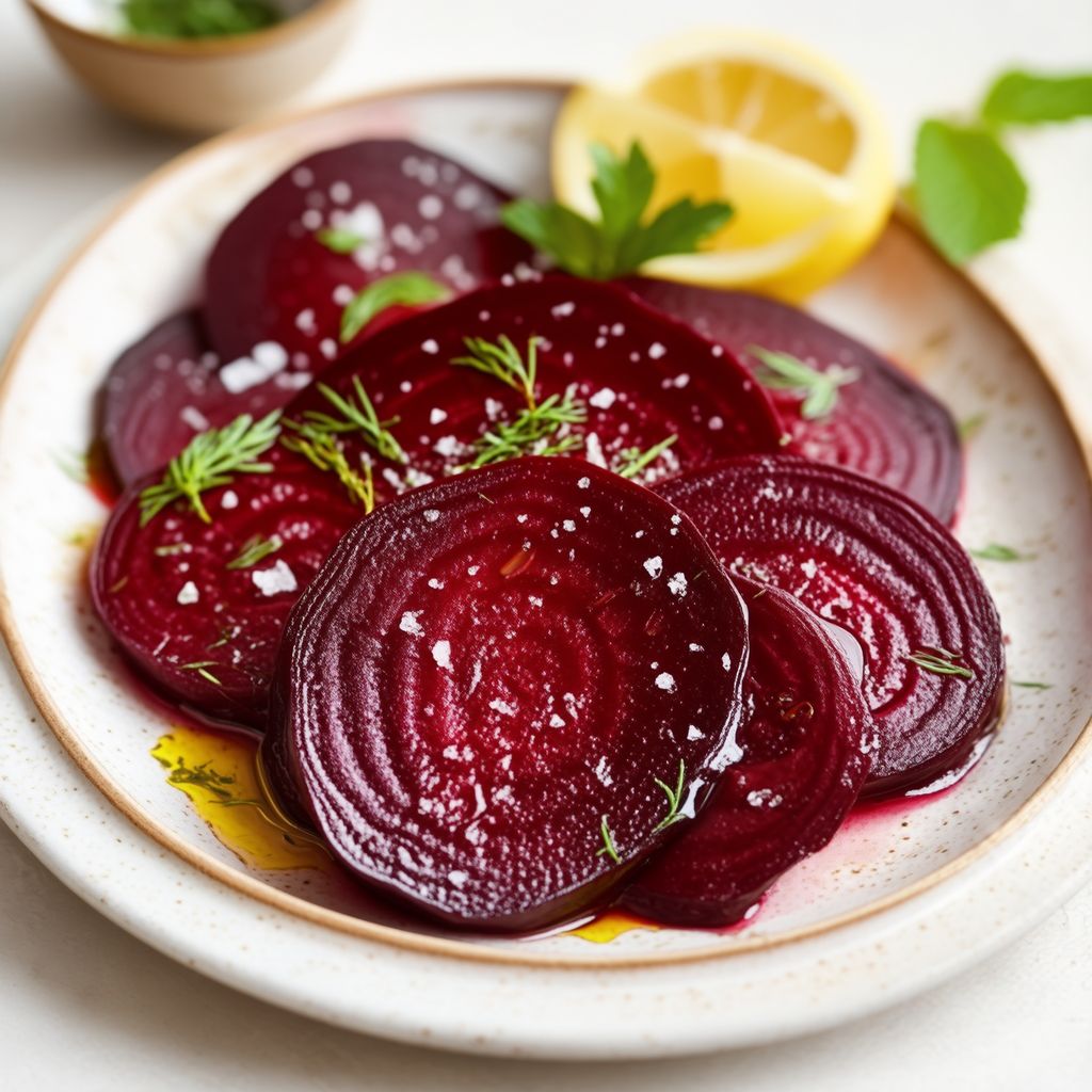 Kräuter-infused geröstete Rüben