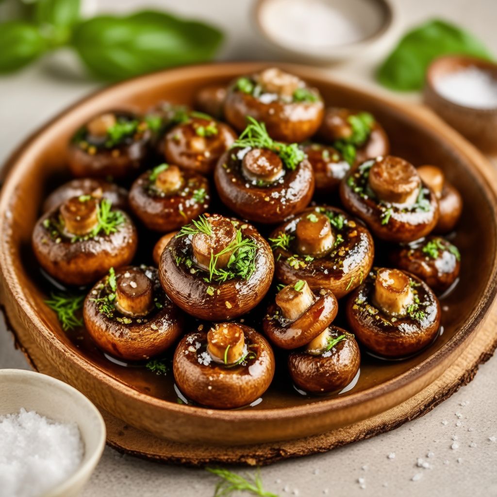 Funghi Glassati alle Erbe