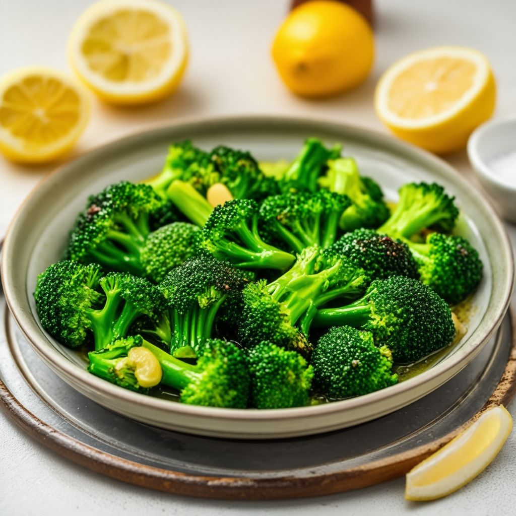 Garlic-Lemon Roasted Broccoli Delight
