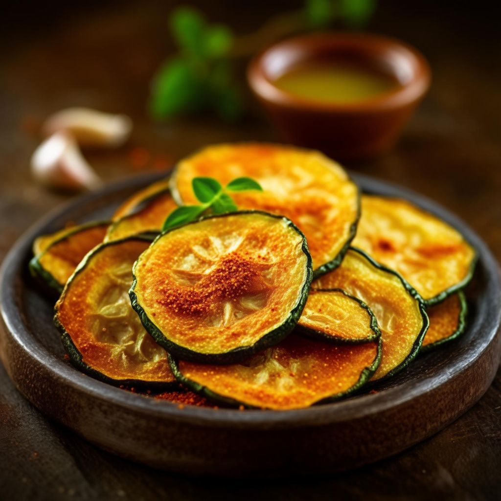 Knoblauch-Zucchini-Chips