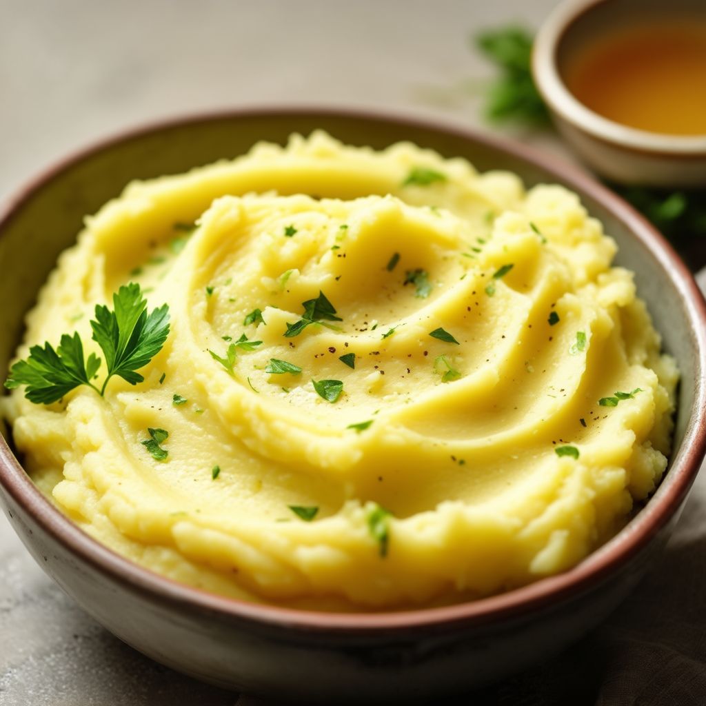 Purè di Patate Cremoso alle Erbe