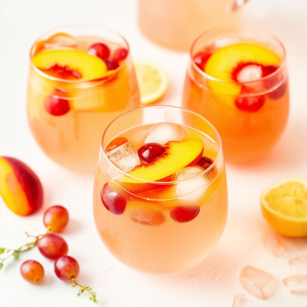 Pfirsich Sommer Sangria