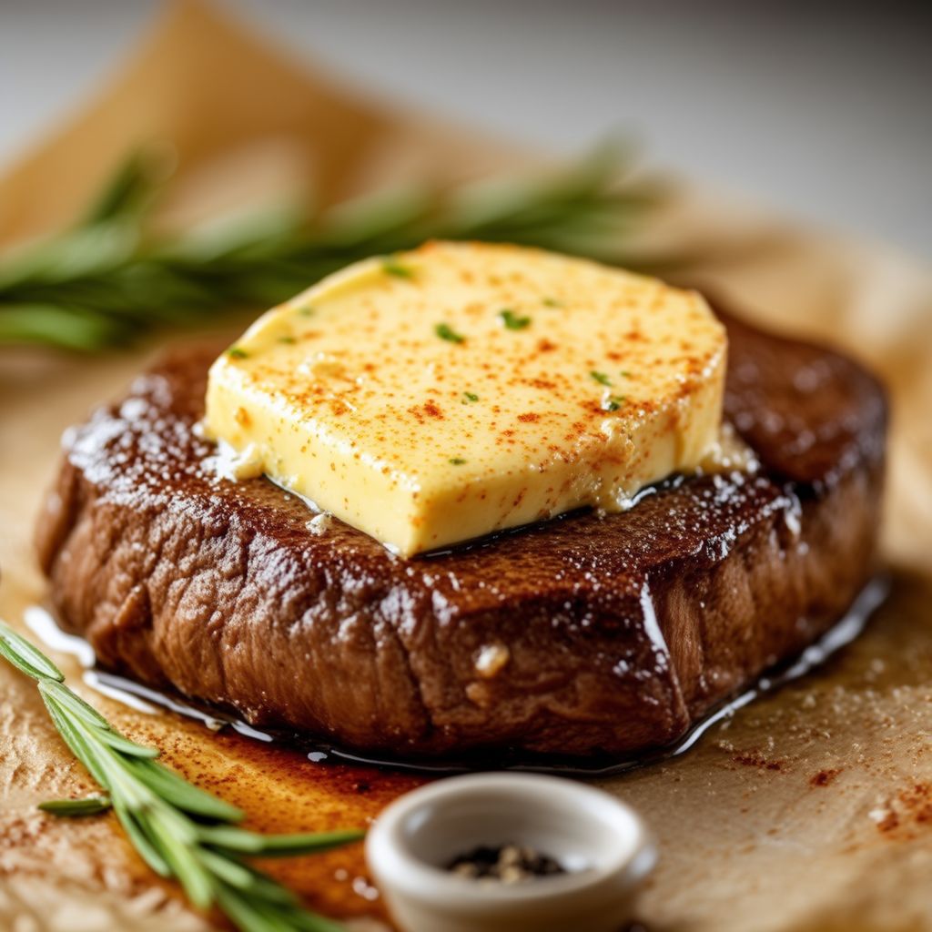 Smoky Garlic-Parmesan Steak Butter