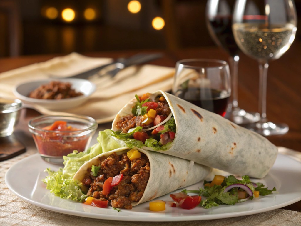 Burrito – mexikanischer Wrap mit Hackfleisch