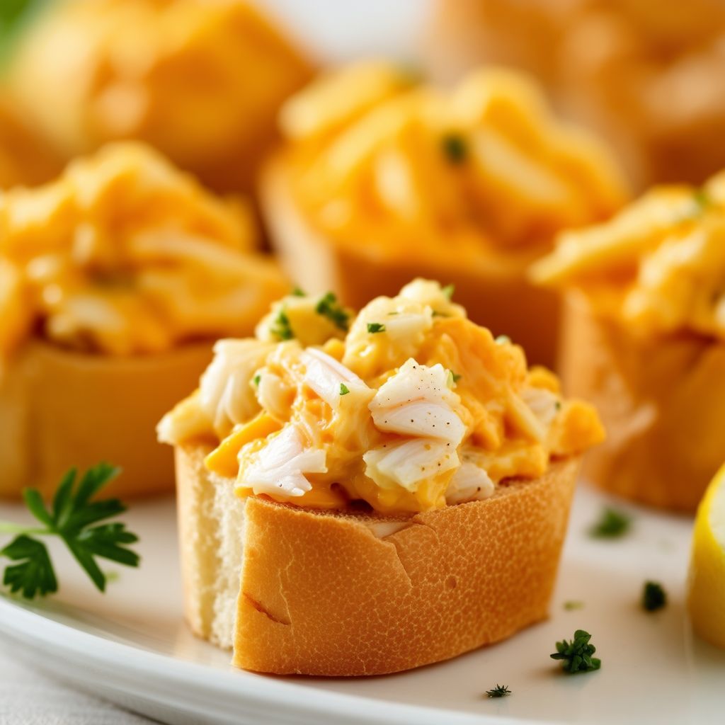 Savory Crab and Cheese Bites