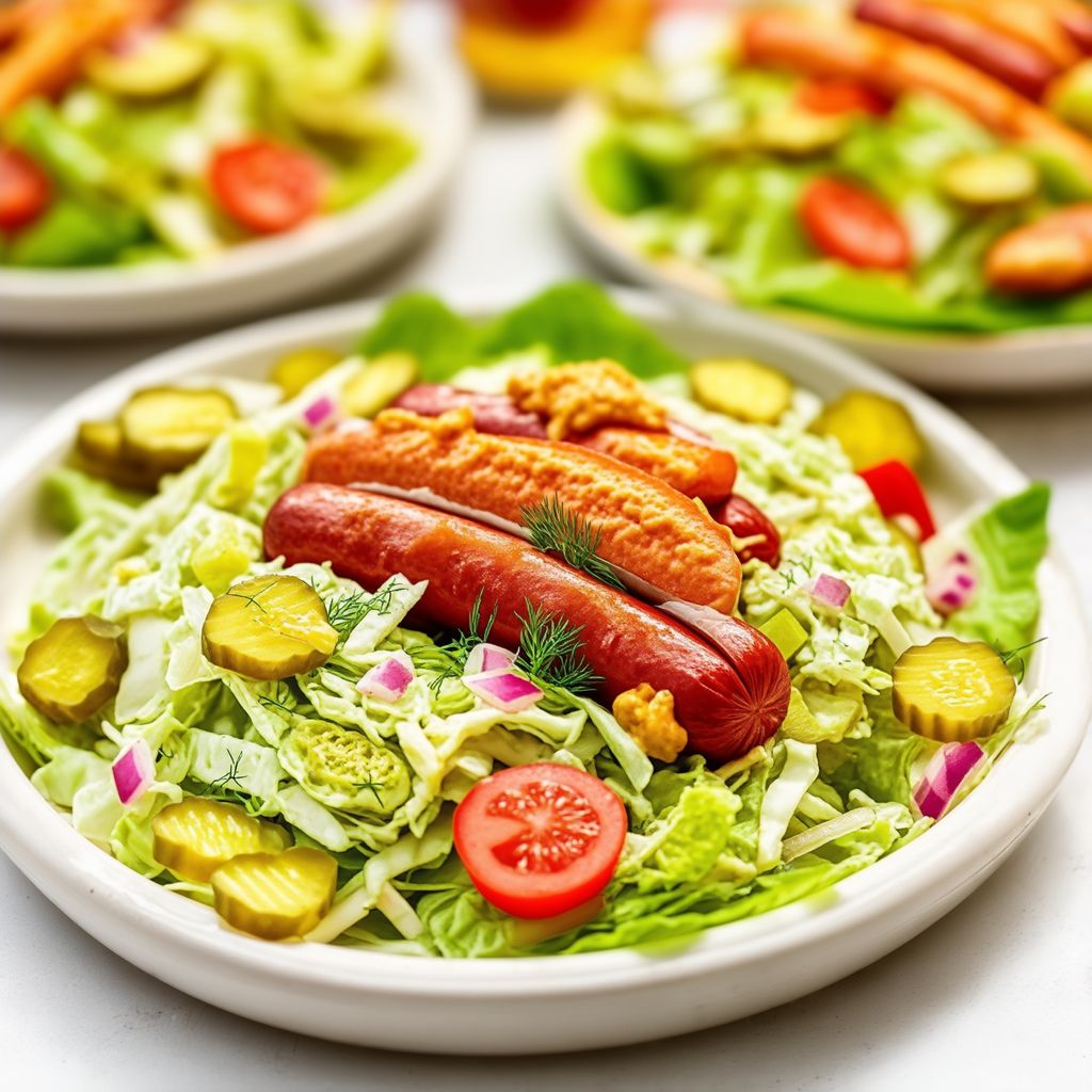 Chicago-Style Hot Dog Salad