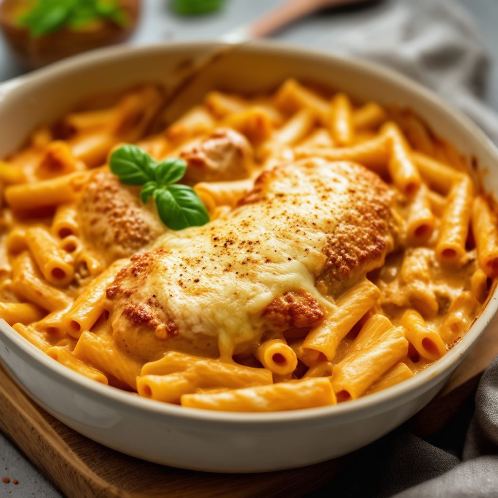 Creamy Chicken Pasta Bake