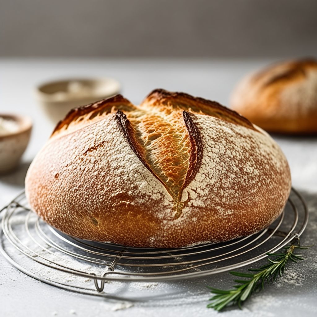 Rustic Artisan Sourdough Loaf