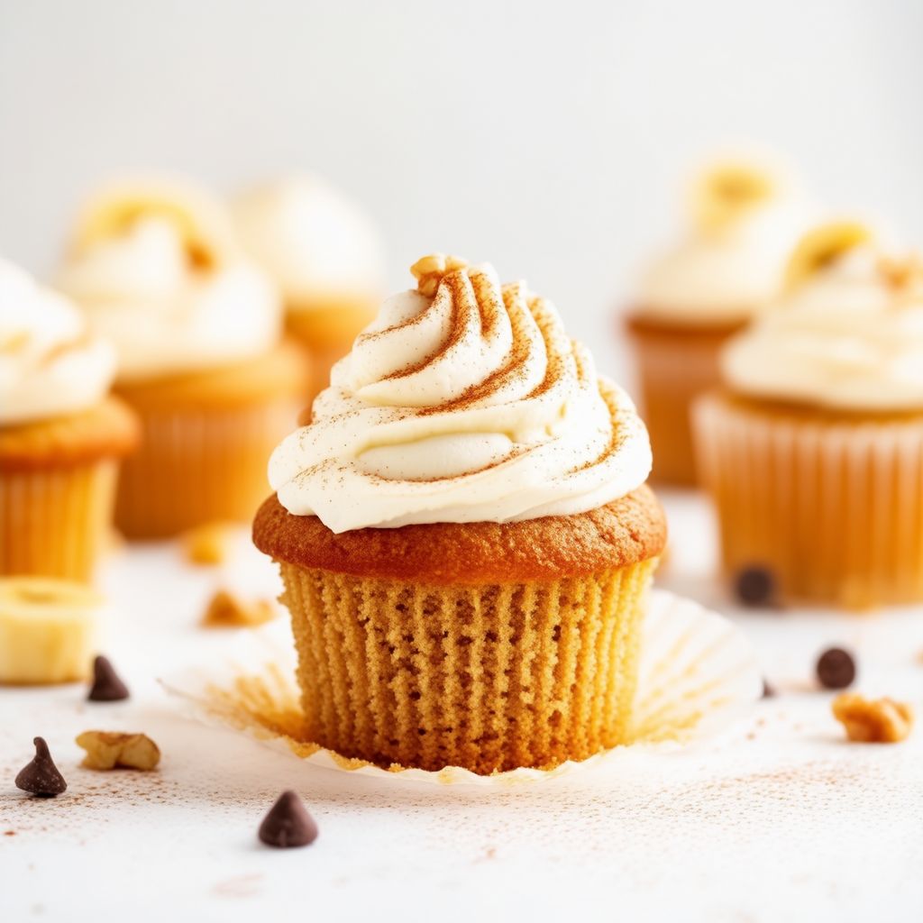 Bananen Bliss Cupcakes
