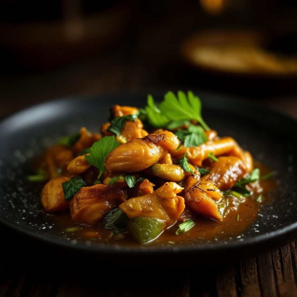 Veganes Hühnerfrikassee mit Kräuterseitlingen