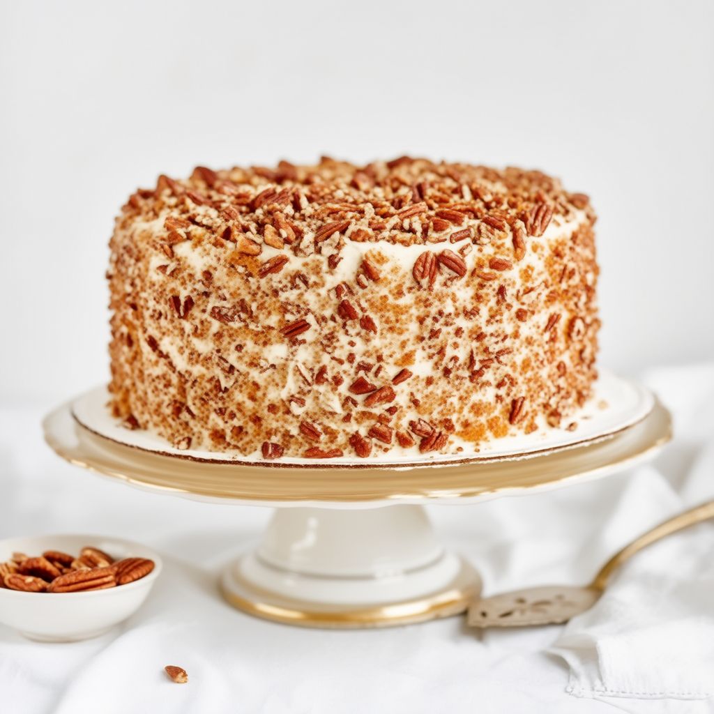 Torta Cremosa al Burro e Pecan