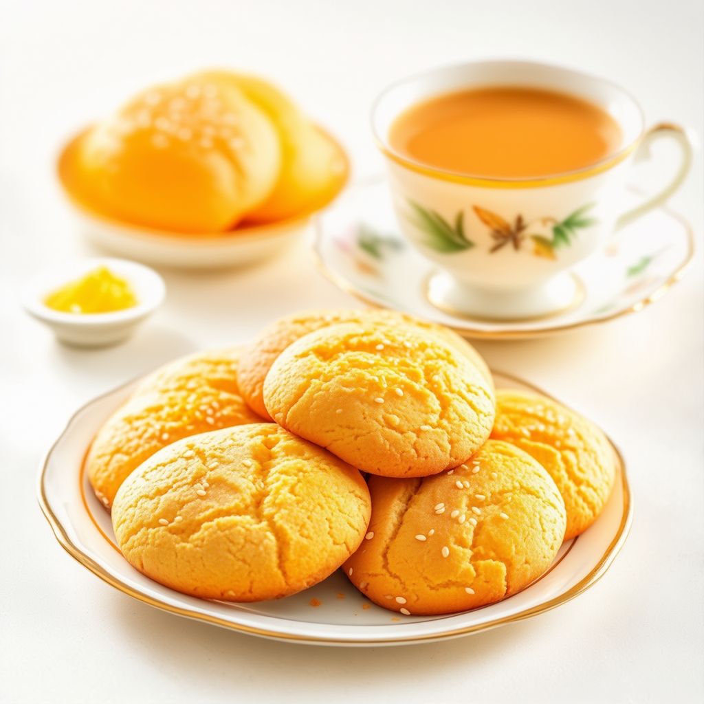 Biscotti Greci di Pasqua all'Arancia