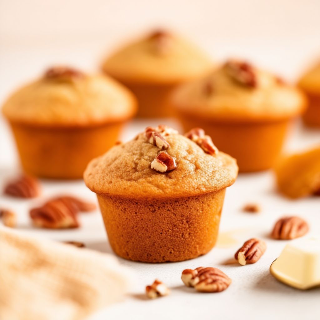 Mini Muffin di Noci Pecano e Sciroppo d'Acero