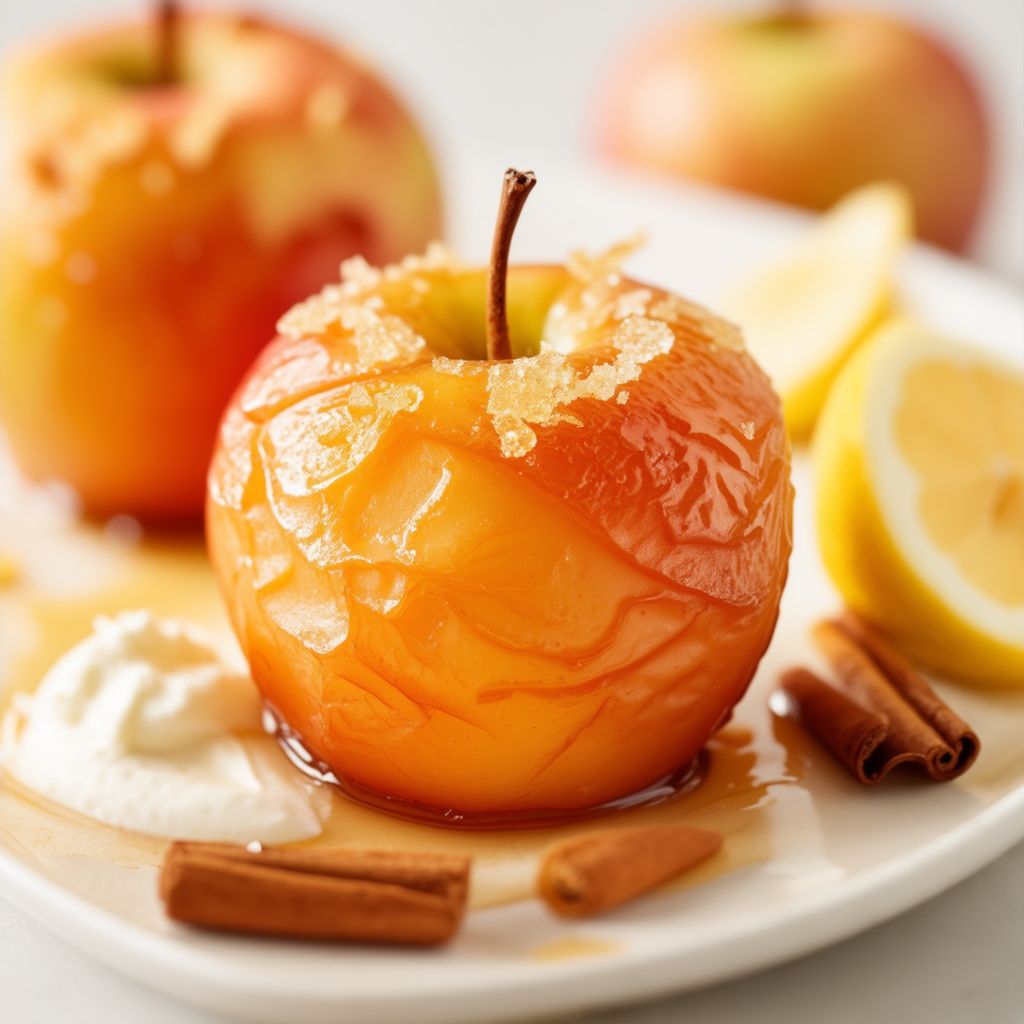 Spiced Ginger Baked Apples