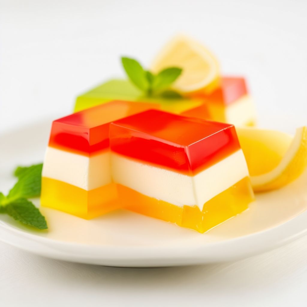 Layered Creamy Jello Delight