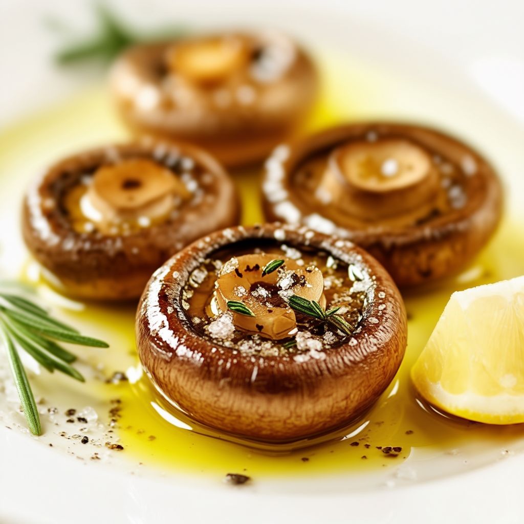 Gegrillte Knoblauch-Kräuter-Pilze