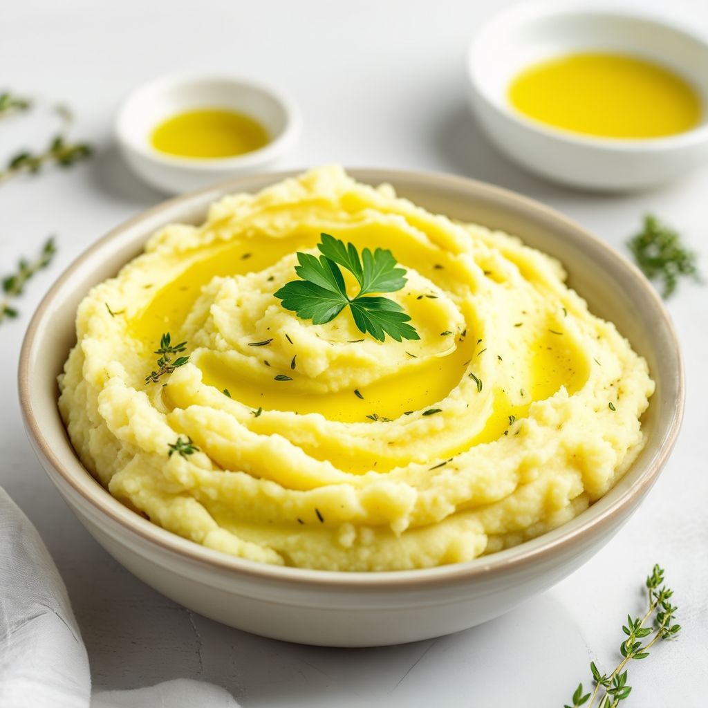 Cremige Kräuter-Infusion Kartoffelpüree