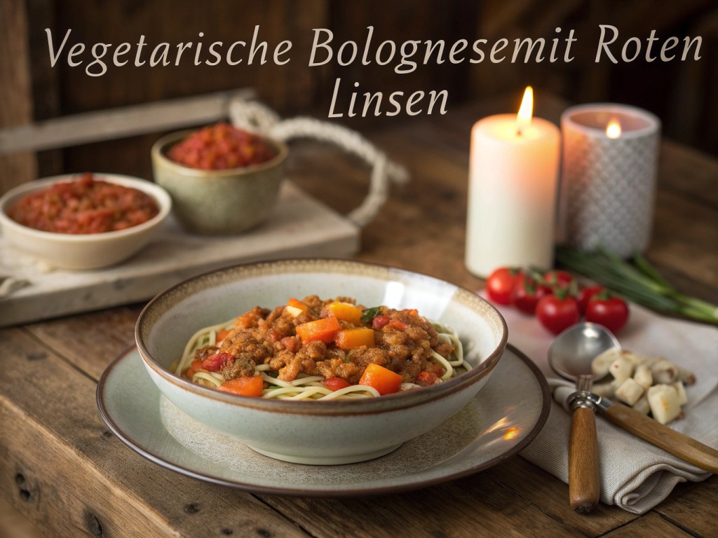 Rote Linsen-Bolognese