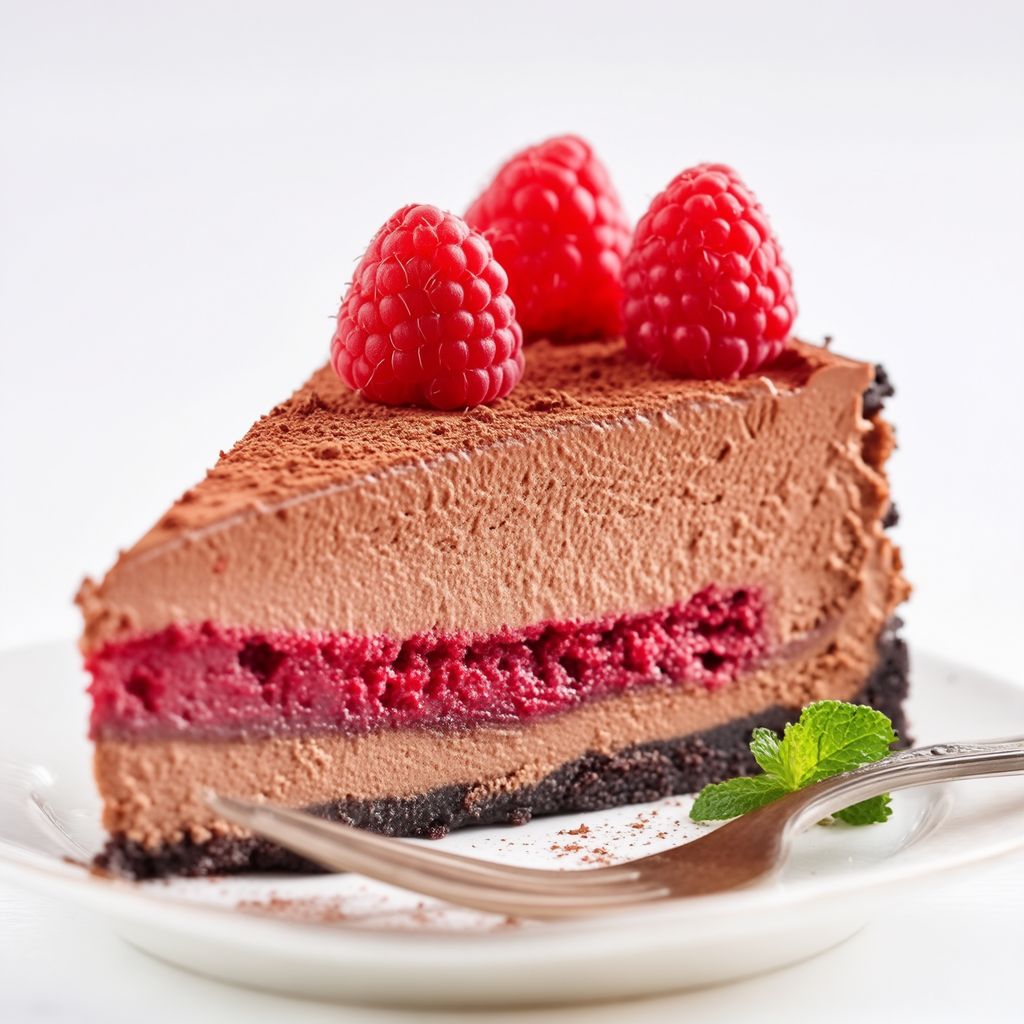 Cheesecake Decadente al Cioccolato e Lampone