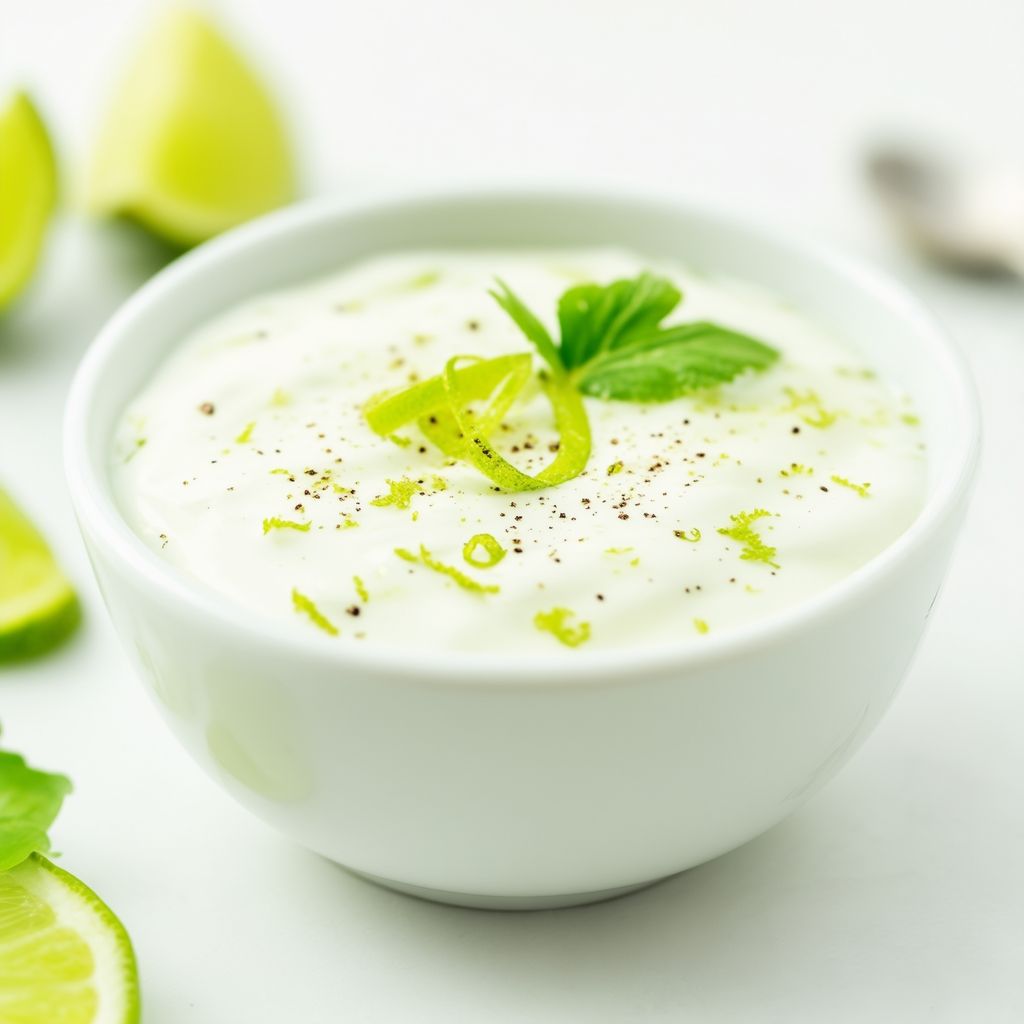 Salsa di Yogurt al Lime Piccante per Tacos e Altro