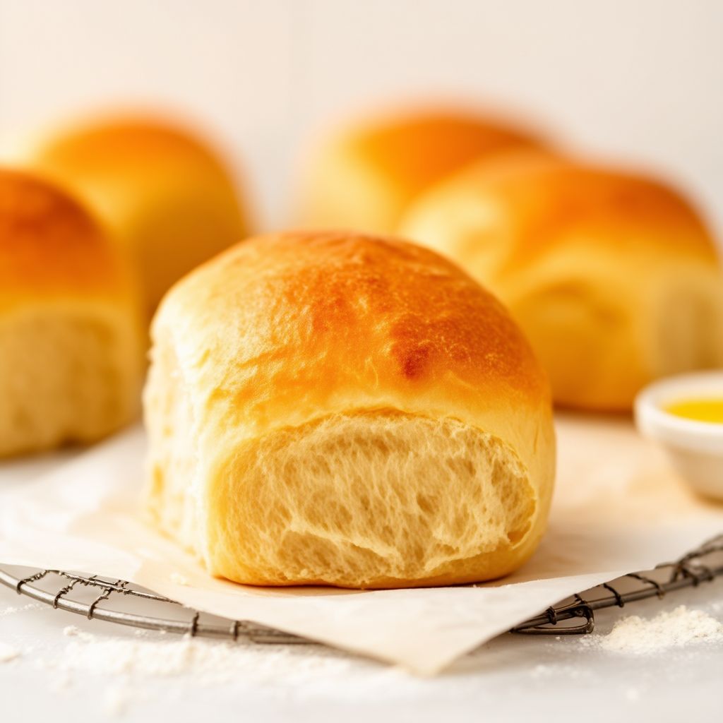 Fluffy Homemade Dinner Rolls
