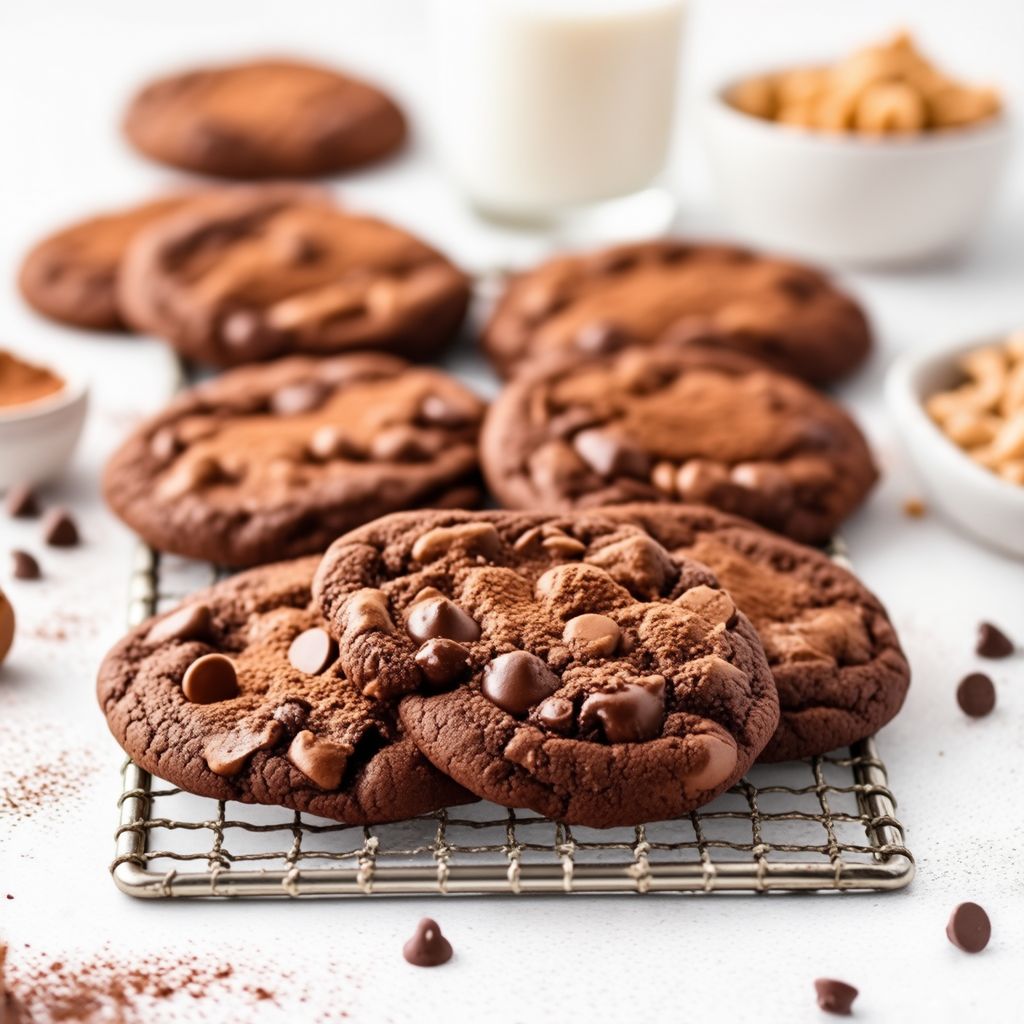 Biscotti al Cioccolato e Burro di Arachidi