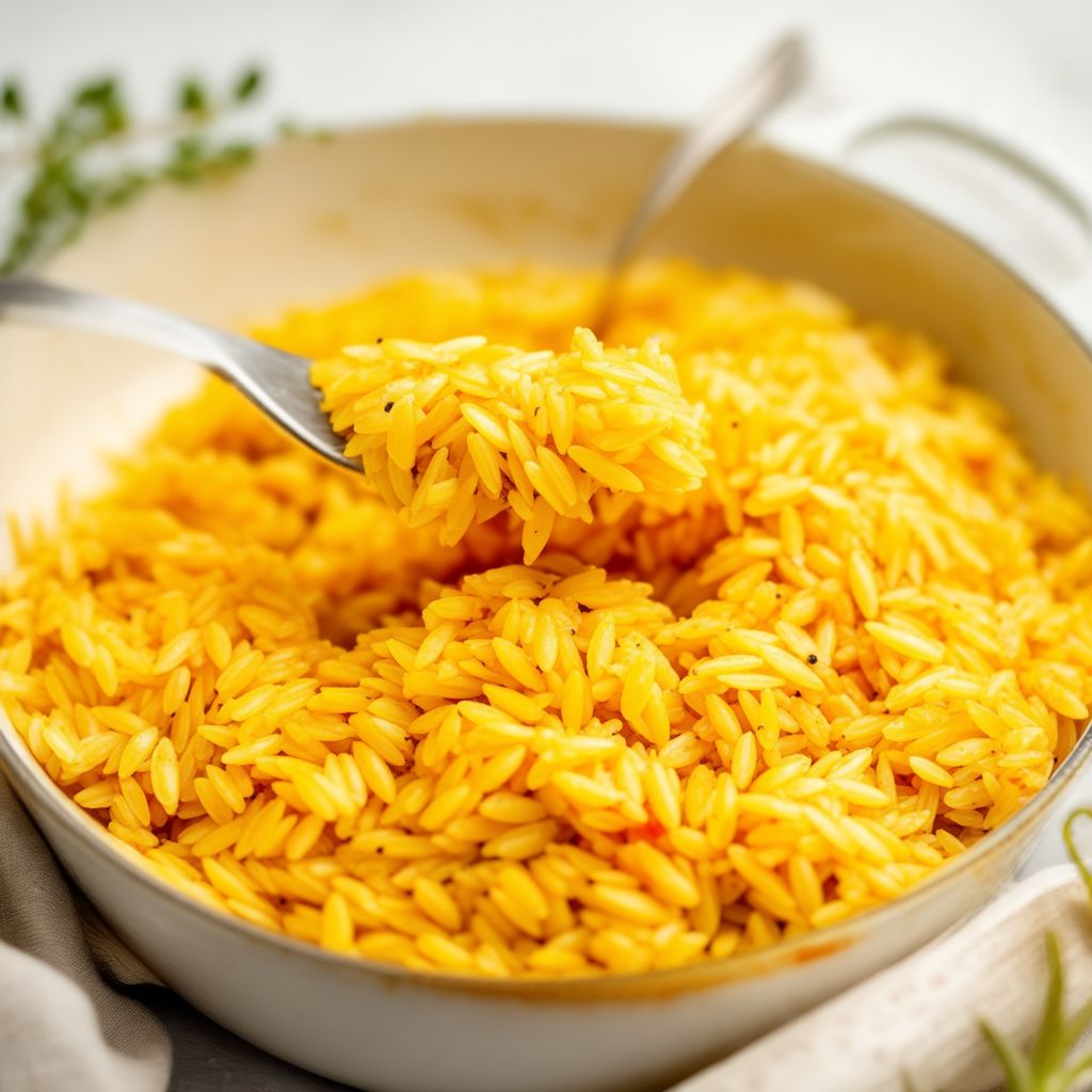 Pilaf di Orzo e Riso Dorato