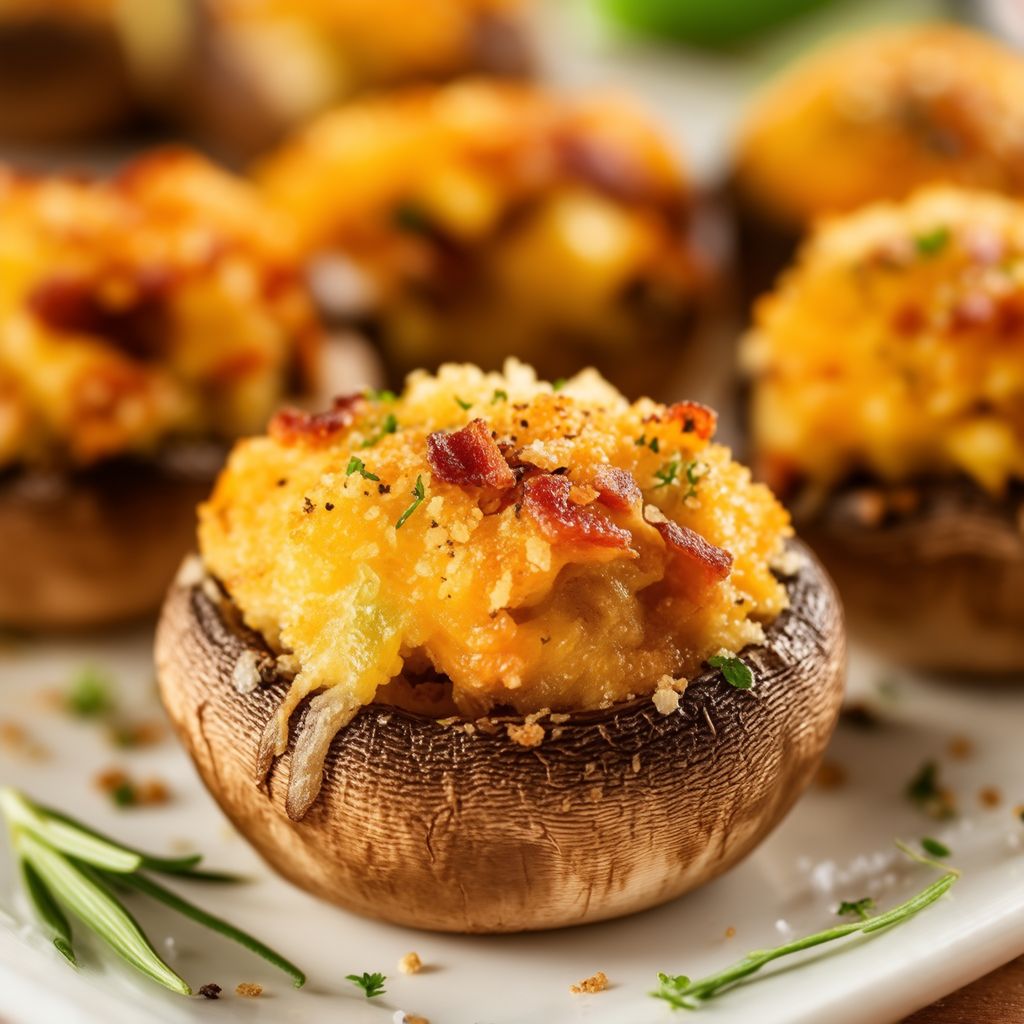 Savory Stuffed Mushroom Caps
