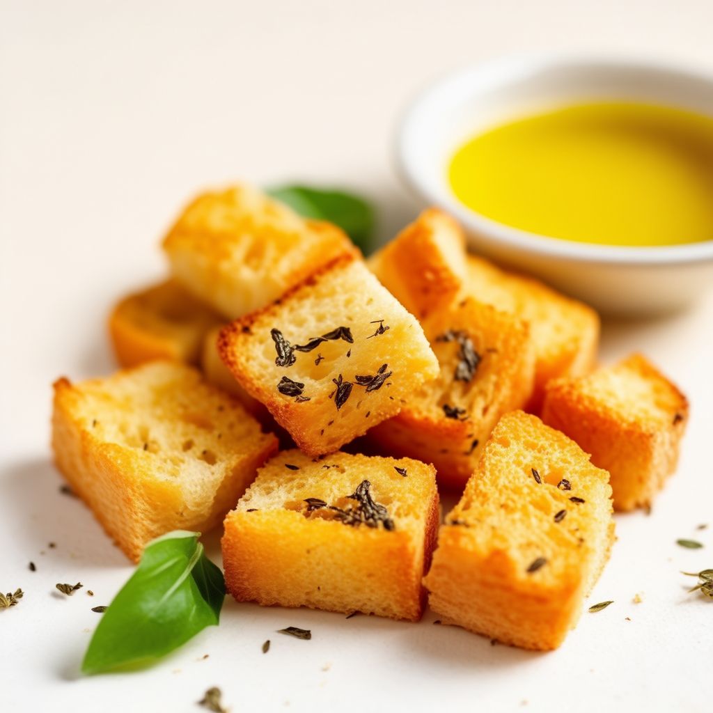 Herbed Garlic Croutons