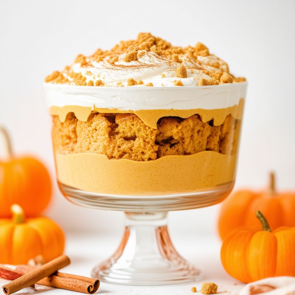 Gewürzter Kürbis Delight Trifle