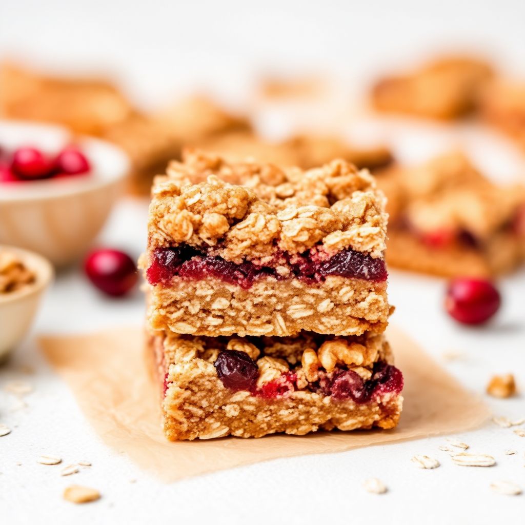 Cranberry-Walnuss-Hafer-Riegel