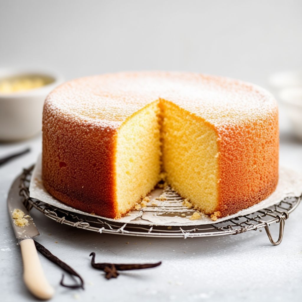 Torta al Burro alla Vaniglia Classica