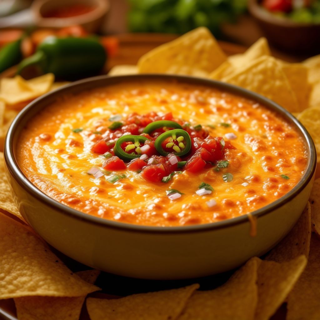 Cremiger würziger Käse-Dip