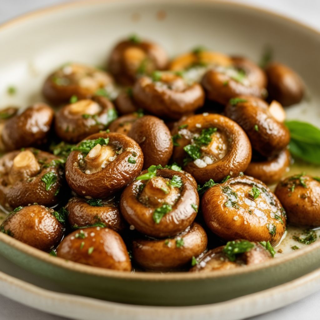 Sautierte Knoblauch-Kräuter-Pilze
