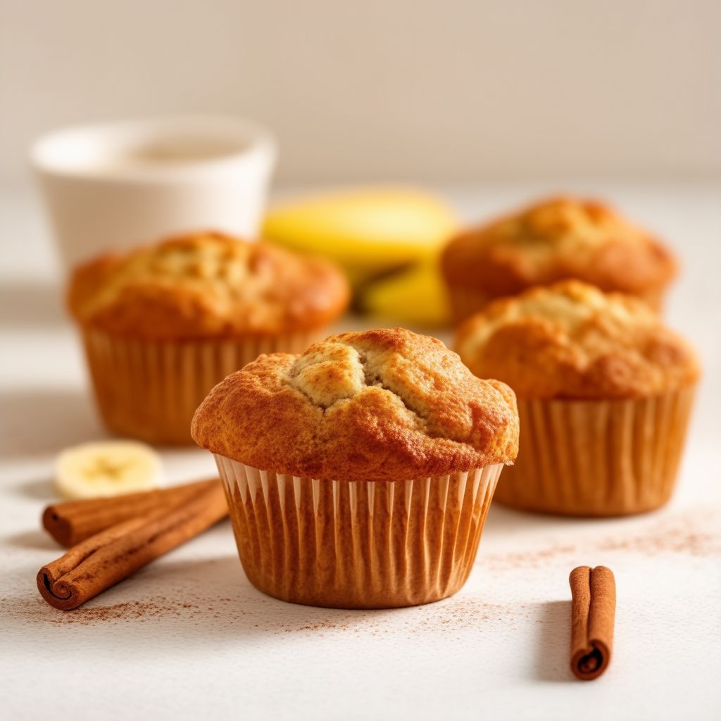 Banana Cinnamon Passover Muffins