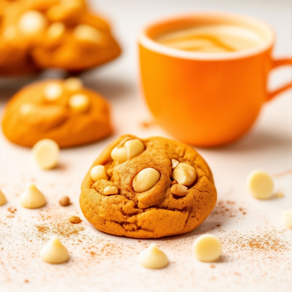 Kürbis-Weißschokoladen-Macadamia-Kekse