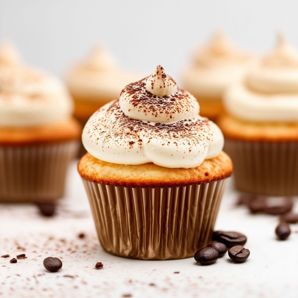 Coffee Infused Tiramisu Cupcakes