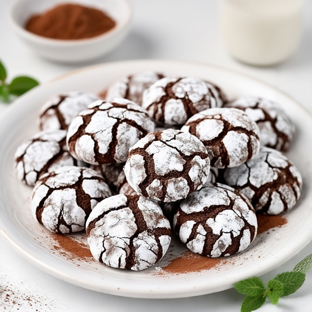 Chocolate Crinkle Cookies