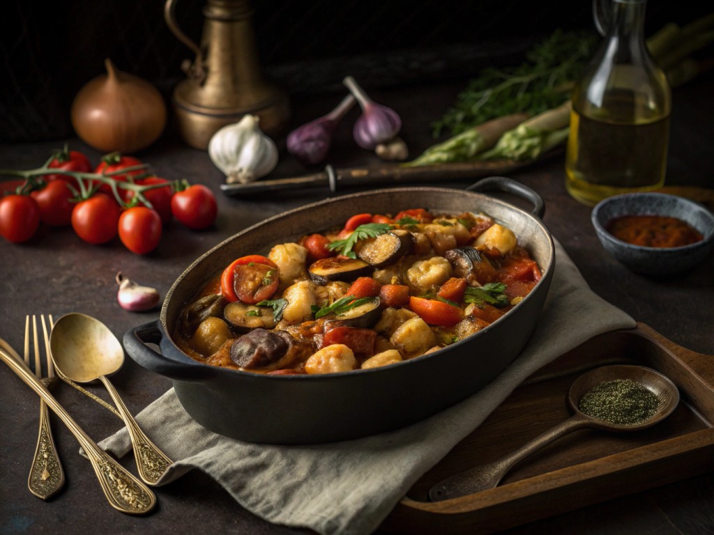 Vegetarischer Gnocchi‑Auflauf