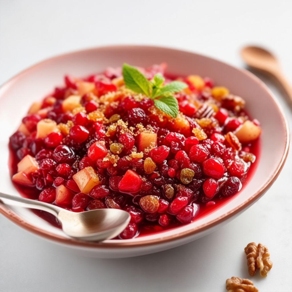 Zesty Cranberry Apple Relish