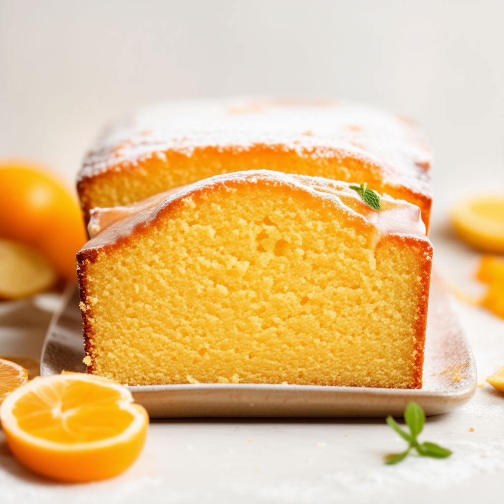 Creamy Vanilla Pound Cake with Citrus Twist