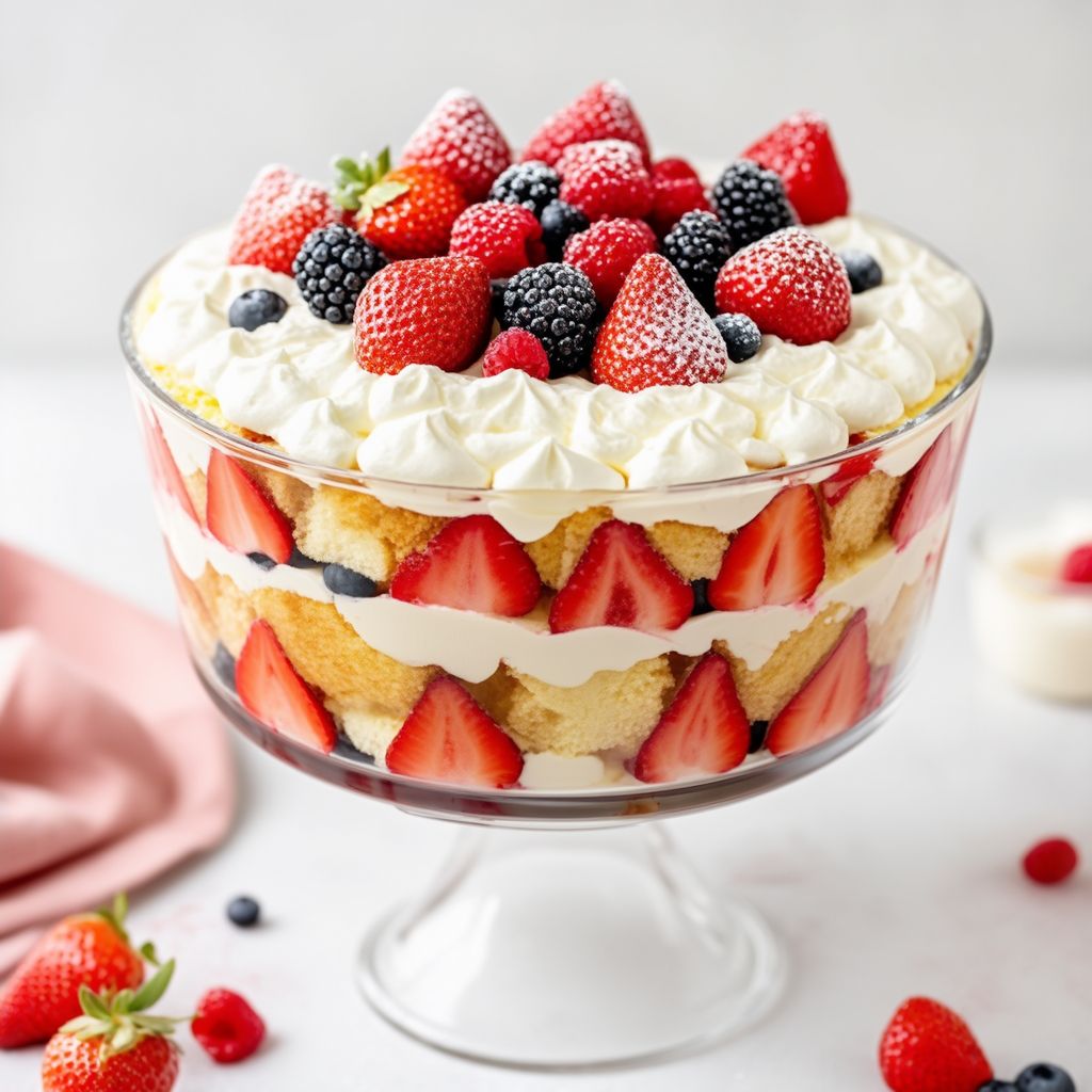 Beeren Bliss Cheesecake Trifle
