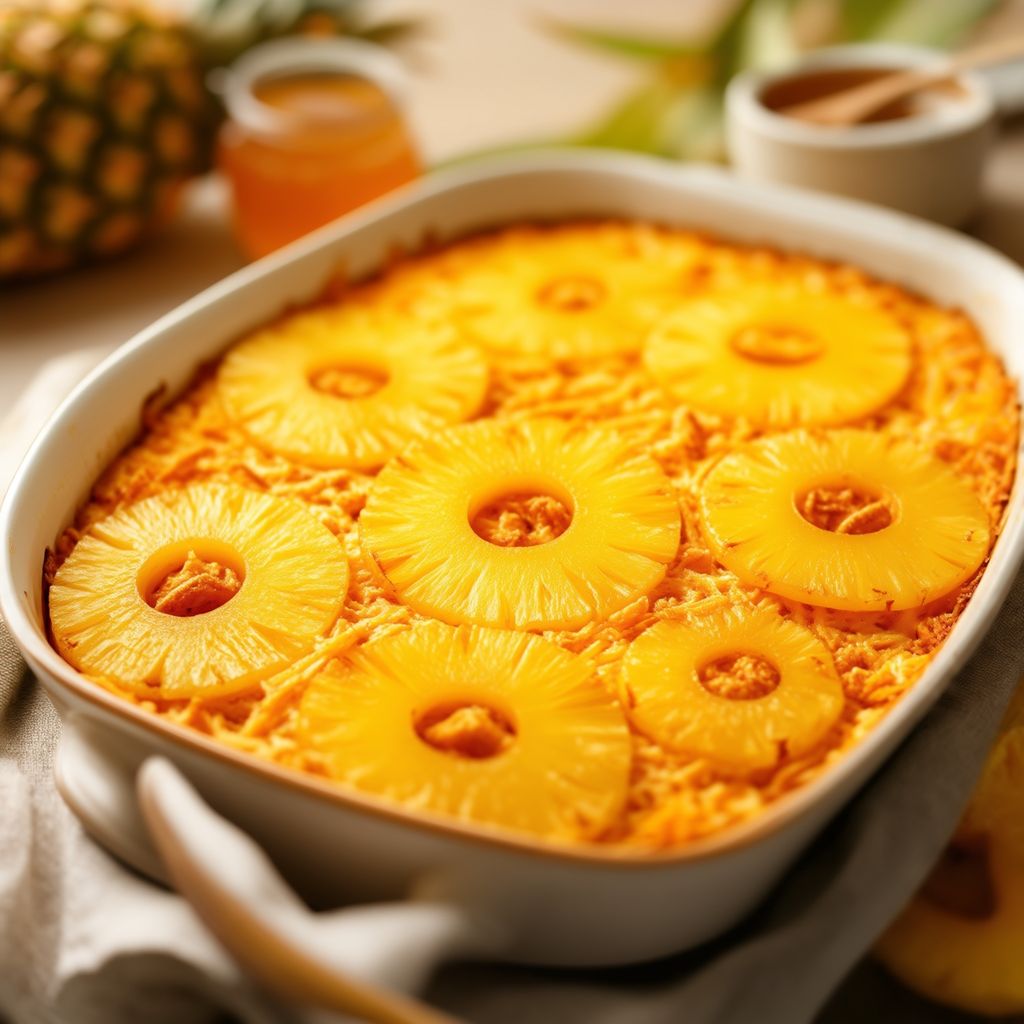 Golden Pineapple Bake