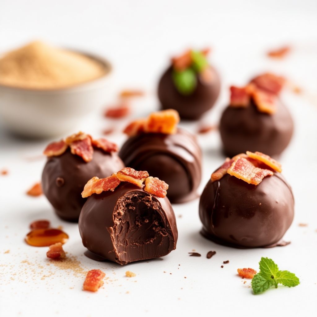 Maple Bacon Chocolate Truffles