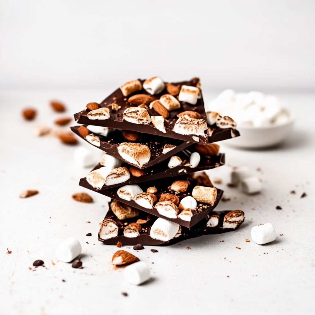 Chocolate Marshmallow Crunch Bark
